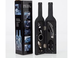 Wijn set – Wijnfles – Wijn accessoires – 5 delig
