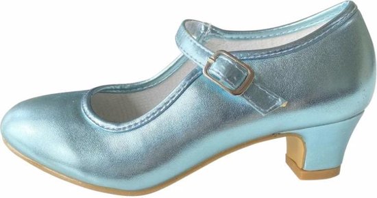 Elsa schoenen blauw Glamour - Spaanse Prinsessen schoenen - maat 33  (binnenmaat 21,5... | bol.com