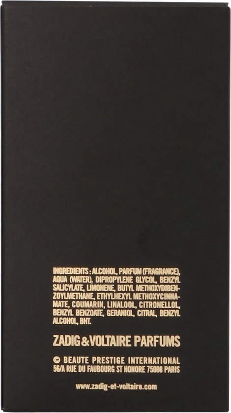 Zadig & Voltaire Just Rock! for Him - Eau de Toilette met tonkaboon - 50ml