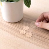 10 Stuks - Antislip stickers - Dubbelzijdig - Anti-slip - Antislip plakkertjes - 5cm dia - Zelfklevend - Antislip plakkers - Meubelonderzetters - Anti-slip voor spullen in huis - S
