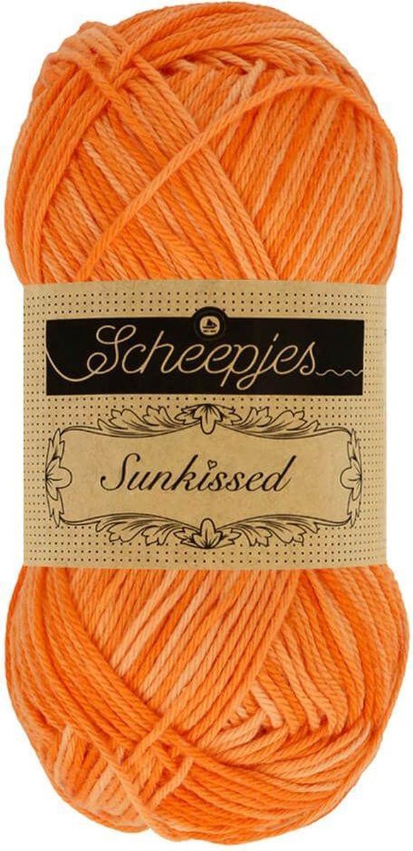 Scheepjes Sunkissed-012 Beach Hut Orange 5x50gr