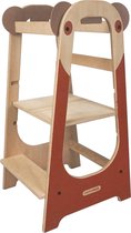 Mamatoyz Meegroei Trapje Learning Tower Beer 45 X 100 Cm Hout