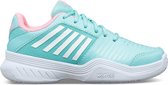 K-Swiss Court Express Omni  Sportschoenen - Maat 36 - Meisjes - lichtblauw/wit/roze