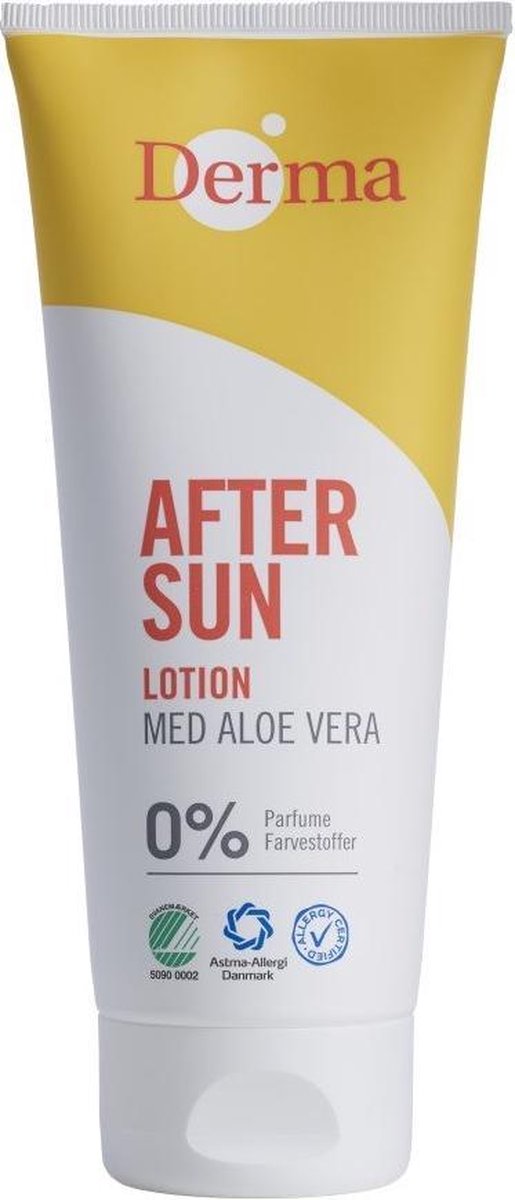 Derma Eco Sun - After Sun Lotion met Aloë Vera - 200 ML - Aloë Vera Lotion - Moisturizing - AllergyCertified