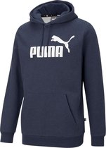 Puma Puma Essential Hoodie Trui - Mannen - navy - wit