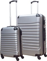 Quadrant 2 delige ABS Kofferset (XL + S) - Zilver