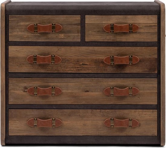 Riviera Maison Ladekast Hout Chest of Drawers XL - Bruin | bol.com