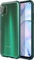 Voor Huawei Nova 6 SE Magic Armor TPU + PC Combinatie Case (Donkergroen)