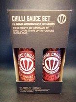 Trinidad Scorpion Reaper Habanero Duo Gift Box (Heat Level 10) - Chili Sauce Belgium - Wiltshire Chilli Farm