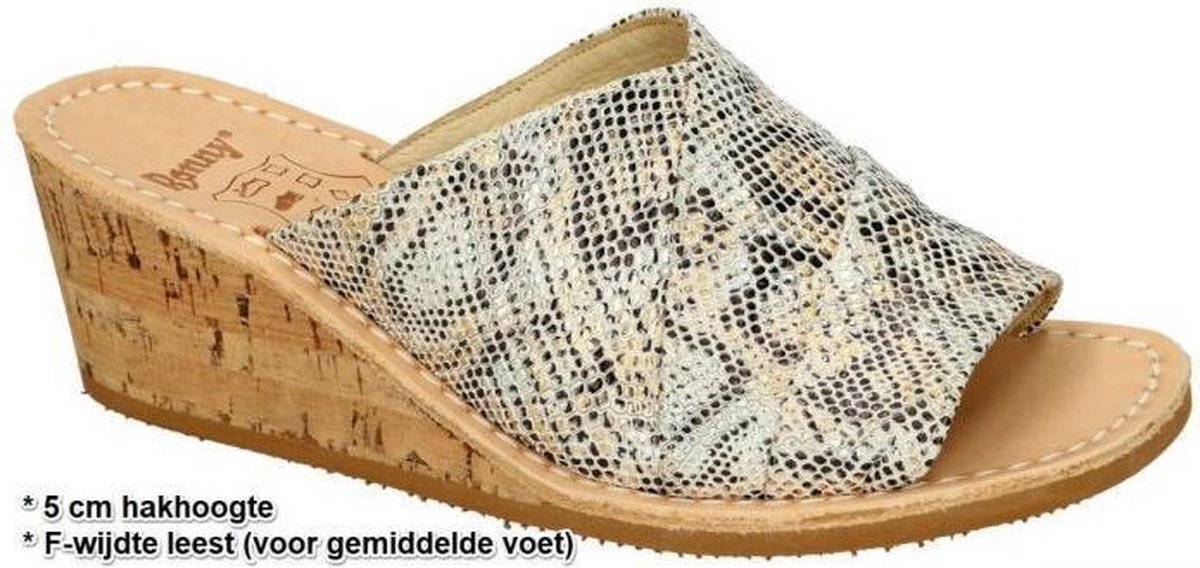 Ronny -Dames - goud - slippers \u0026 muiltjes - maat 39 | bol.com