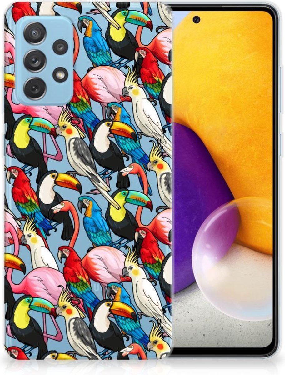 Samsung Galaxy A72 TPU Hoesje Birds