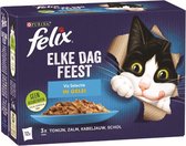Felix Elke Dag Feest Vis Selectie in Gelei 12 x 85 gr