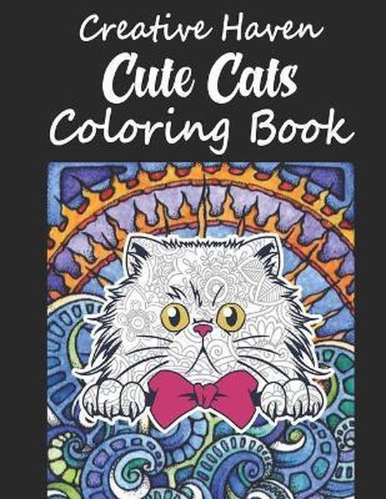 Creative Haven Cute Cats Coloring Book, Maya Printing Press