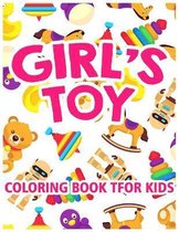 Girl's Toy Coloring Book For Kids
