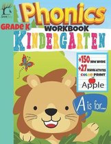 Phonics Workbook Kindergarten: +150 New Words +27 Reading activities