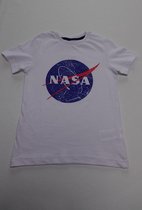 Nasa Unisex T-shirt. Maat 146 cm / 11 jaar