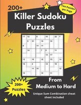 Killer Sudoku Puzzles from Medium to Hard