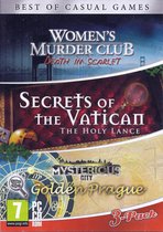 Best Of Casual Games Women's Murder Club - Secret Of The Vatican - Mysterious City Golden Prague PC Game 3-Disc Edition