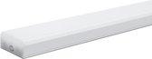 LED TL Armatuur met T5 Buis - Igan Shado - 60cm - 12W - Koppelbaar - Helder/Koud Wit 6500K - Mat Wit - Kunststof