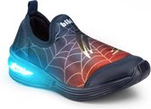 Bibi - Unisex Sneakers -  Space Wave Spider Navy/Red  - maat 32 -  met lichtjes