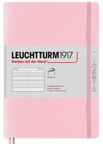 Leuchtturm1917 -  Notitieboek -  Softcover - B6+ - 19x12.5 cm -  Gelinieerd - Powder - Poederroze