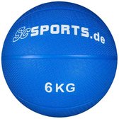 ScSPORTS® Medicijnbal - Medicine Ball - 6 kg - blauw