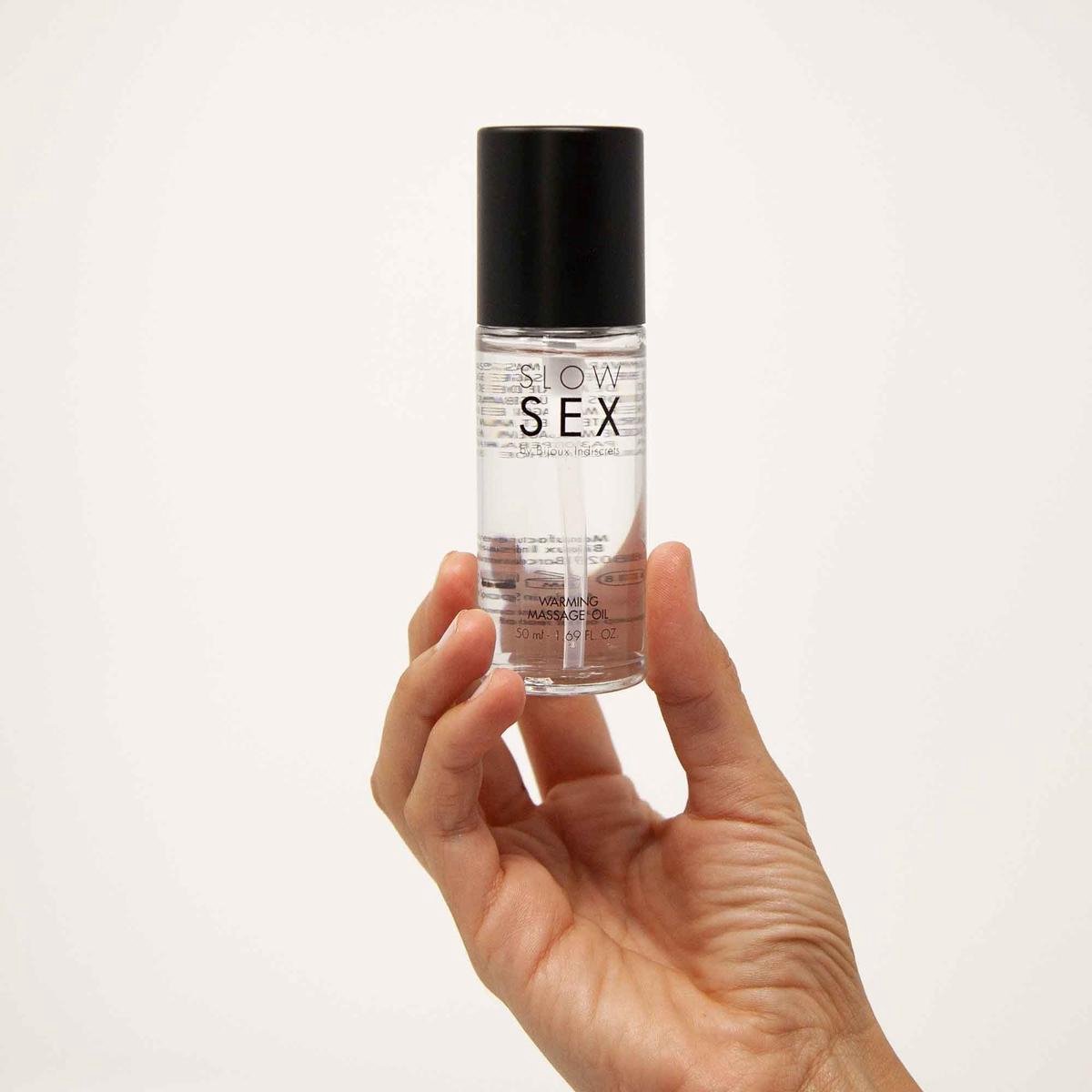 Slow Sex - Verwarmende Massageolie - 50 ml - Olie - Geuren - Erotische