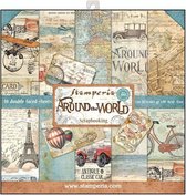 Stamperia Around the World 12x12 Inch Paper Pack (SBBL28)