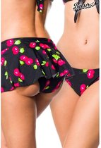 Belsira Bikinirokje -M- Vintage Zwart/Roze