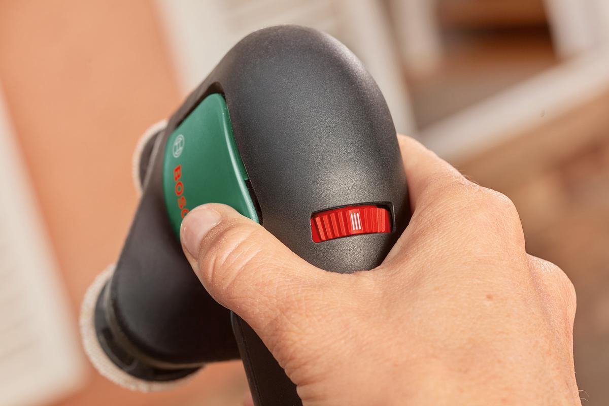 Bosch EasyCurvSander 12 Accuschijfschuur- & polijstmachine - Incl. schuurnetten set - Met 1x 12 V accu en lader – foto 5