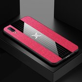 Voor Vivo V11 / X21S XINLI stiksels textuur schokbestendige TPU beschermhoes (rood)