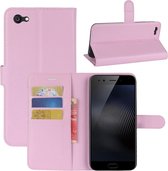 Voor Vivo X9s Plus Litchi Texture horizontale flip lederen tas met houder & kaartsleuven & portemonnee (roze)