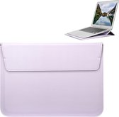Universele envelopstijl PU lederen tas met houder voor ultradunne notebook tablet-pc 13.3 inch, afmeting: 35x25x1.5cm (paars)