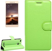 Voor xiaomi redmi 3 pro litchi textuur horizontale flip lederen tas met magnetische gesp & houder & kaartsleuven & portemonnee (groen)