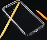 Schokbestendige dikke transparante TPU beschermhoes voor iPhone 11 Pro Max (transparant)