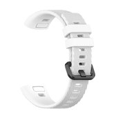 Voor Huawei Band 3 & 4 Pro siliconen band (wit)