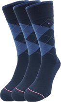Tommy Hilfiger - Heren - 3-Pack Sokken - Blauw - 39-42 - #11