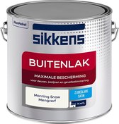 Sikkens Buitenlak - Verf - Zijdeglans - Mengkleur - Morning Snow - 2,5 liter