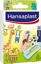 Hansaplast kinder pleisters met dieren 20 stuks inclusief unicorn sleutelhanger