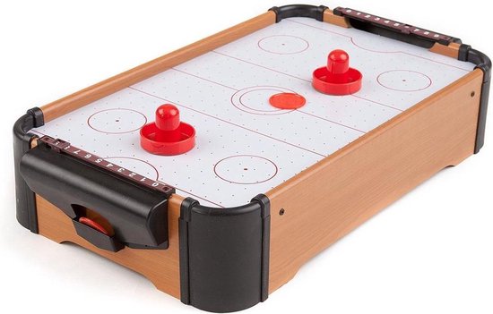 Thumbnail van een extra afbeelding van het spel Airhockeytafel - Mini Airhockey - Air Hockey Set 50x30x10 cm