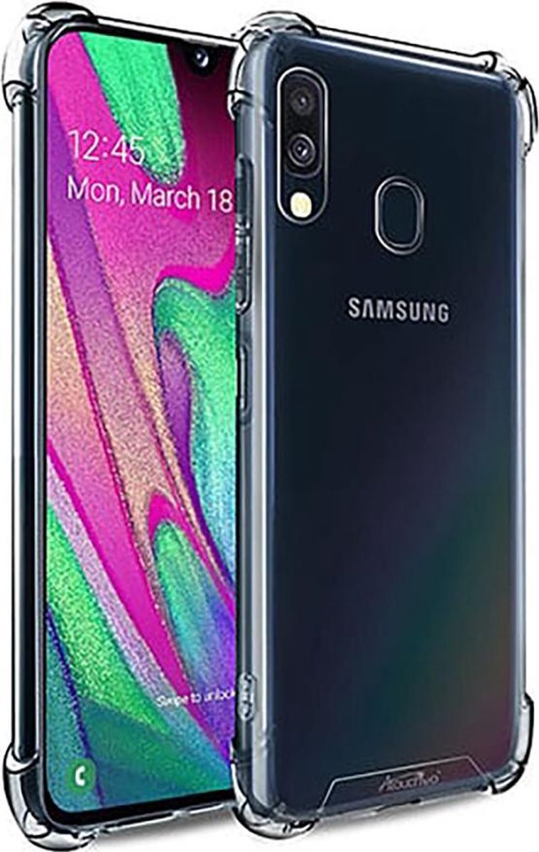 Maxim Diverse Op de loer liggen iParadise Samsung A40 Hoesje - Samsung Galaxy A40 hoesje transparant shock  proof case... | bol.com