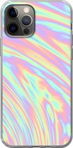 Apple iPhone 12 / Pro - Smart cover - Transparant - Holographic