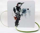 Ester Visual - Pannenonderzetter / Serveerplank - Woodpecker