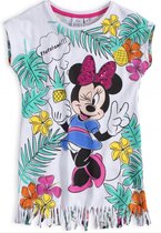 Disney Minnie Mouse zomer jurk -  Photobomb! - wit/multi - maat 92/98 (3 jaar)