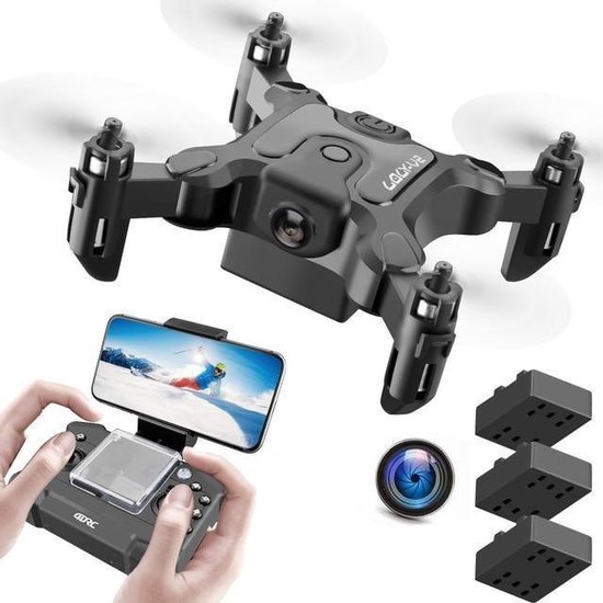 Mini drone avec / sans caméra hd mode haute tenue quadrirotor rc rtf  wifi... | bol.com