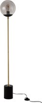 J-line Vloerlamp Staande lamp Bol Metaal Glas Zwart Goud