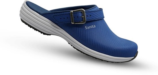 Sanita Wave Klomp Carbon O.H. 18020311 - blauw - 40 Sanita Wave Klomp Carbon O.H. 18020311 - blauw - 40