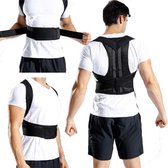 TDR - Posture Correction Brace - Physio - Posture Corrector - Back Band / Shoulder Band - Brace pour dos droit - Zwart - Taille M