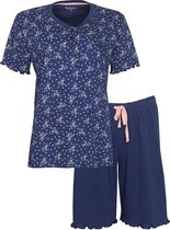 Tenderness Dames Shortama Blauw TESAD1005A  - Maten: L