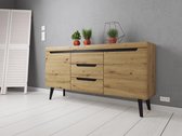 Dressoir Nebraska - Eiken - 160 cm - ACTIE